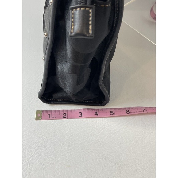 Handbags For All Black G Design Shoulder Bag. 3 Inner Compartments, G Logo. NEW! - Picture 6 of 9